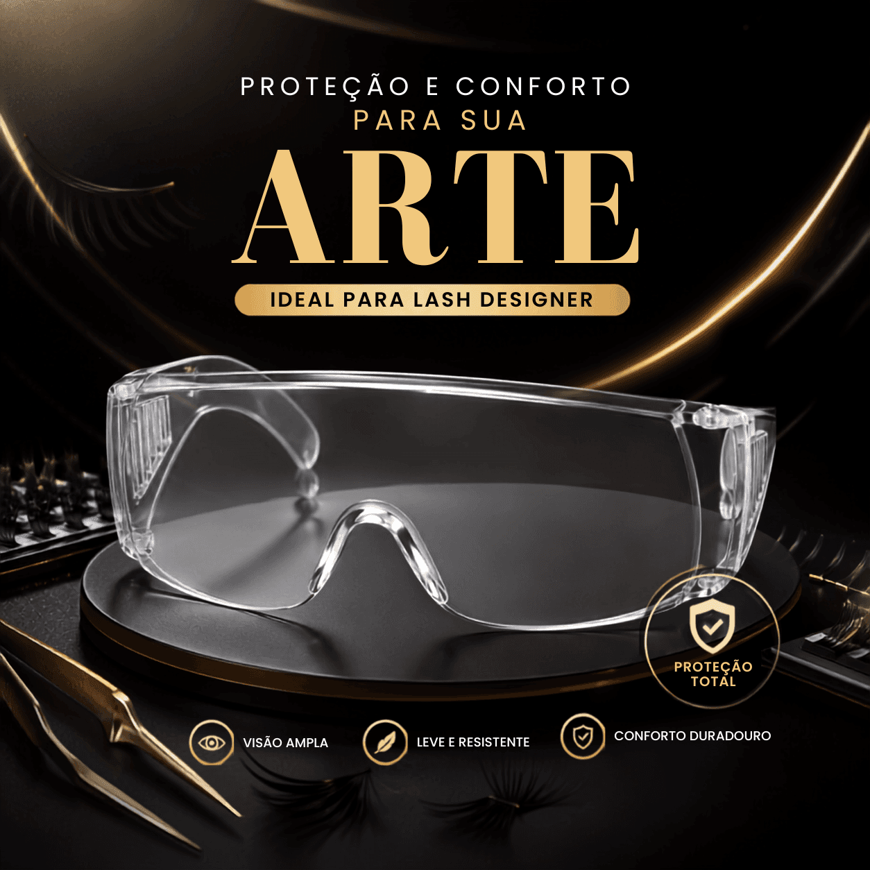 Óculos de Proteção UV Profissional